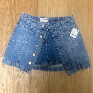 We The Free Blue Jean skort